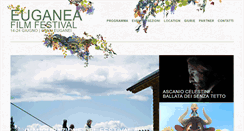 Desktop Screenshot of euganeafilmfestival.it